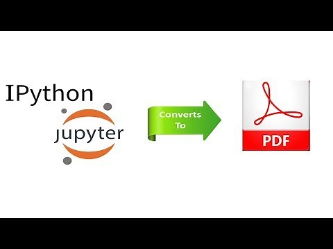 convert ipython notebook to pdf (Best and Easy way)