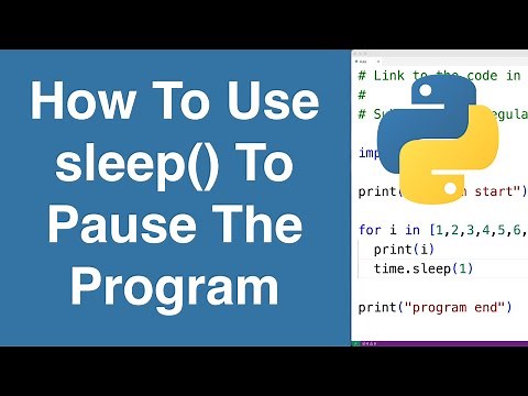 sleep() Function | Python Tutorial