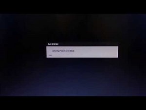 DELL Entering Power SaveMode.