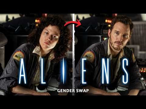Alien & Aliens: Legendary Characters Reimagined as the Opposite Gender! 👽🛸
