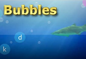 Bubbles A-Z Typing Game