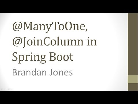 Create Many to One with @ManyToOne, @JoinColumn demonstration in Spring Boot and Intellij IDEA