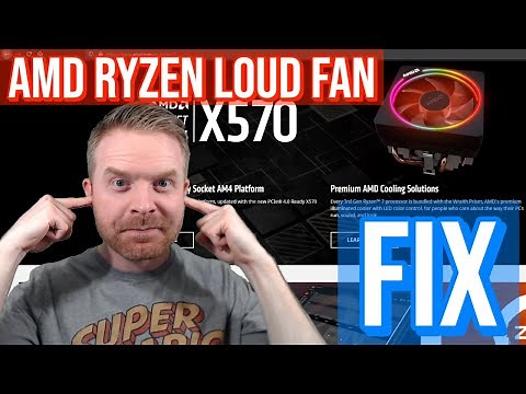 AMD Ryzen loud CPU fan noise fix