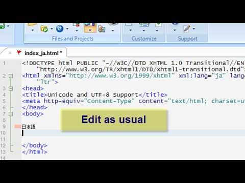 Unicode and UTF-8 support