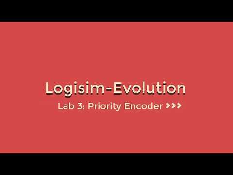 Logisim Evolution Lab03: Priority Encoder