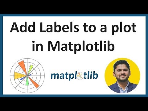 6. How to add labels to a plot in Matplotlib | Python Matplotlib Tutorial for Beginners |Amit Thinks