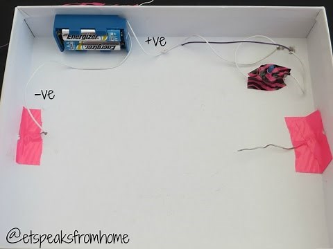 How to make a simple circuit with on/off switch for a light bulb