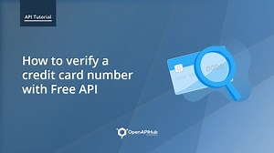 How to verify a credit card with Free API | OpenAPIHub Community