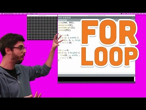 6.3: For Loop - Processing Tutorial
