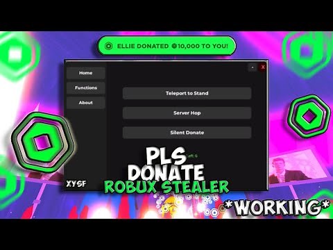 BEST Steal Robux Pls Donate Script 💸 | WORKS ON MOBILE📱 & PC 💻 | PASTEBIN - STEAL ROBUX | KEYLESS