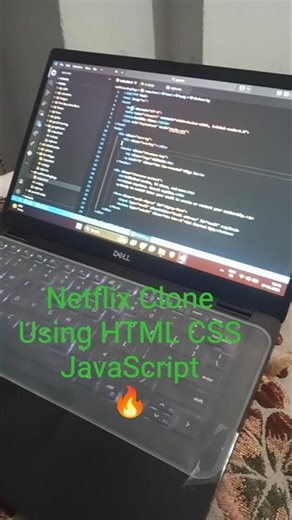 Netflix Clone Using HTML CSS & JavaScript 🔥 |#shorts #trending