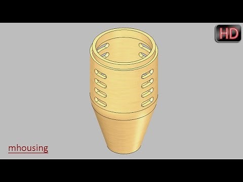 Building the Pattern Features Sample Part (SolidWorks)