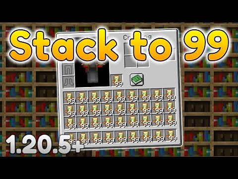 How to stack UNSTACKABLE items in Minecraft! (Java edition 1.20.5+)