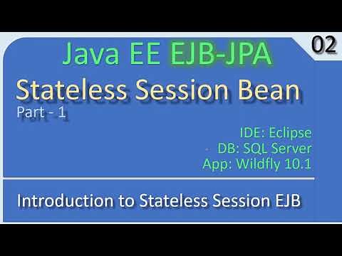 Stateless Session Bean - Part 1 Basics | JavaEE EJB JPA Tutorials #02