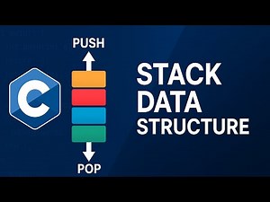Data Structures in C: Complete Stack Implementation with Interactive Menu System