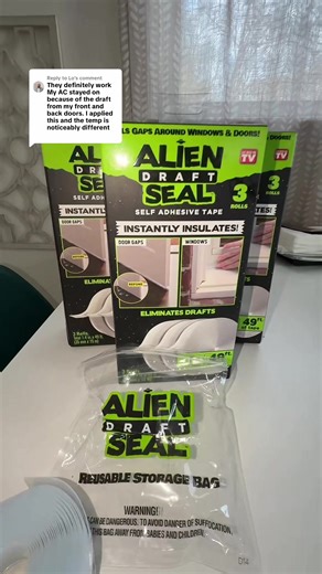 Effortlessly Seal Drafts with Alien Draft Seal Tape