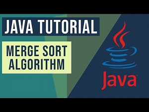 Merge Sort Java Algorithm Code Example