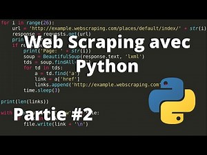 Apprendre le Web Scraping avec Python Français - Partie 2