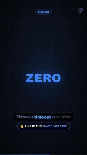 Fetch Timeout in 1 Line — AbortSignal.timeout()