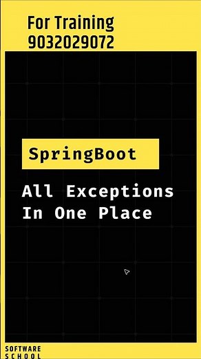 How to Handle All Java Springboot Exceptions in One Place | Spring Boot Global Exception Handling