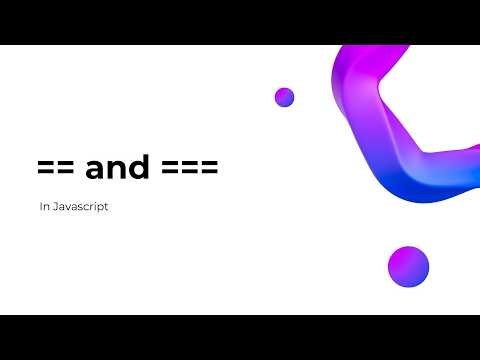 == vs === in JavaScript | Double vs Triple Equals Explained