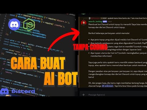 CARA BUAT AI BOT DISCORD TANPA CODING