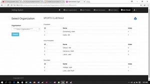 Voting System using PHP with Source Code
