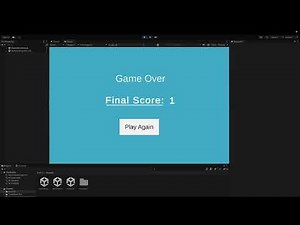 Show Game Over Screen On Death in Unity