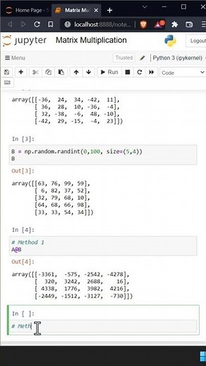 3 Ways to Matrix Multiplication With Python NumPy