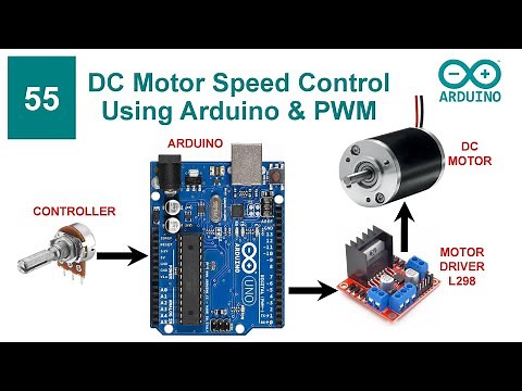 DC Motor Speed Control Using Arduino & PWM With Code and Circuit || Proteus Simulation