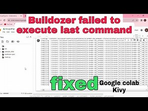 convert python code in Android APK | Google colab error fixed | Kivy kivymd