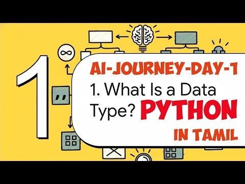 Tamil AI Journey Day 1: Python Data Types Explained