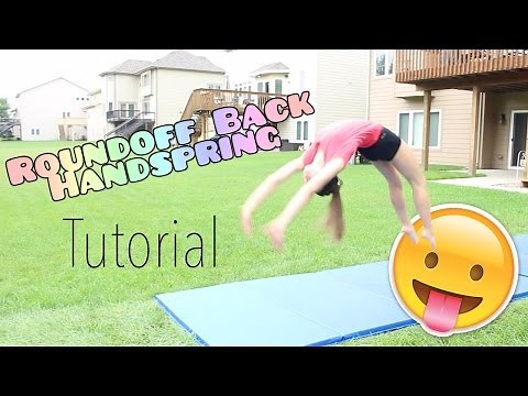 How to do a Roundoff Back Handspring