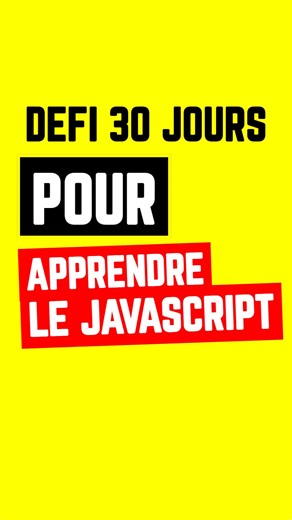 Défi de 30 jours pour apprendre le JavaScript