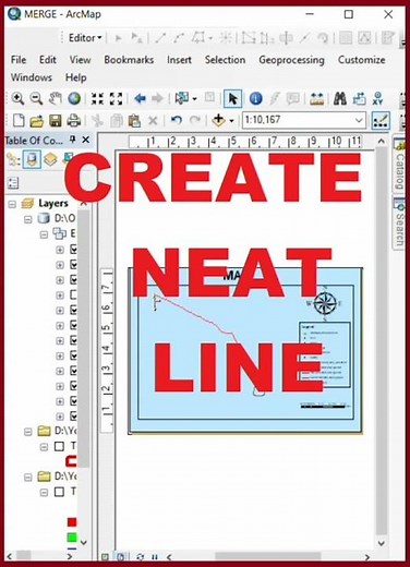 Create Neat Line in ArcGIS