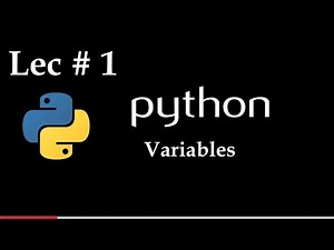 Lec 1 | Variables in Python