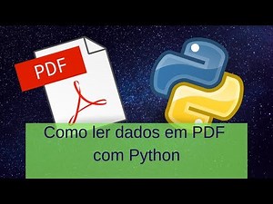 Read PDF data with python