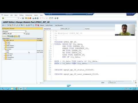 7 - Module Pool Programming - Screen Painter Part2