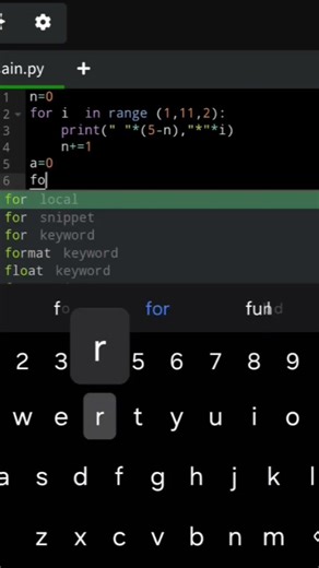 How to Code a Diamond Pattern in Python 💎🐍 #Shorts #Python