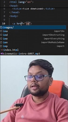 Create a Download Button in HTML | Step-by-Step Beginner Tutorial