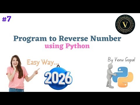 Program To Reverse Number In Python | Python Program To Reverse Number | Reverse Number In Python