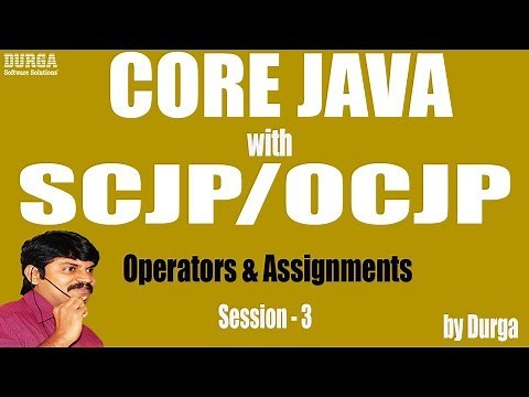 Core Java with OCJP/SCJP: Operators & Assignments Part-3 || instanceof, bitwise operator