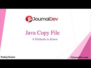 4 Ways to Copy Files in Java