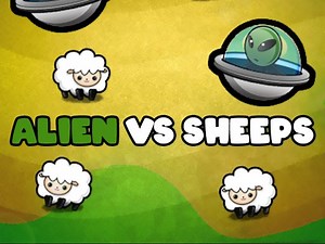 Play Alien Vs Sheep | Free Online  Games. KidzSearch.com