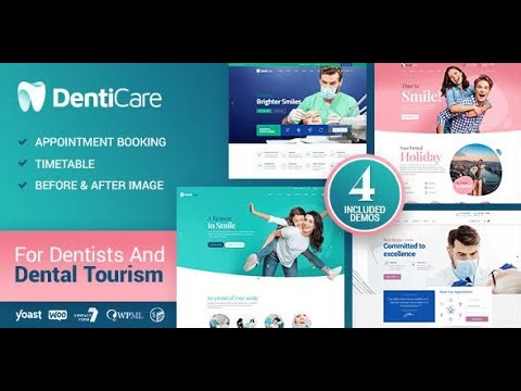 Build and deploy a full stack dental clinic Website template using HTML, CSS, JS, PHP & MySQL
