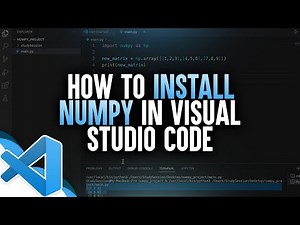 How To Install NumPy in Visual Studio Code (Mac)
