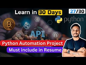 Python ETL Project - Crypto Currency API | Real-Time Data Analysis | Python Tutorials Day 27/100