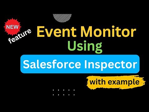 Salesforce Inspector Event Monitor | New Platform Events Feature Explained | ‪@SalesforceHunt‬