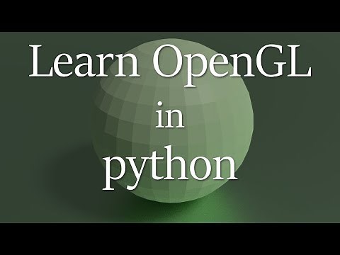 OpenGL in python e03 - triangle with programmable pipeline