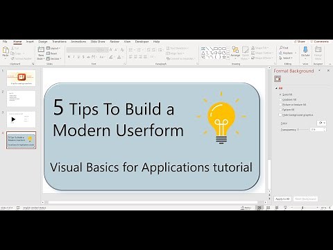 5 Tips To Make a PowerPoint UserForm | PowerPoint VBA GUI Tutorial